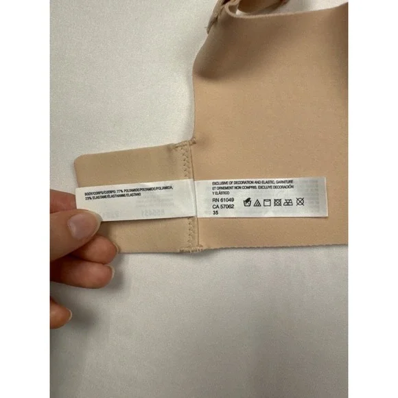 $76 NWT Wacoal Sleek Standard Ultimate Comfort Smoothing Bra Nude Size 32G New - Picture 7 of 13